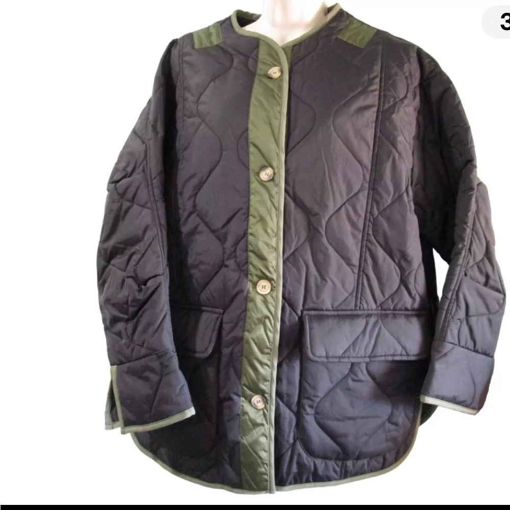 Aaron and Amber Medium Quilted Nylon Jacket